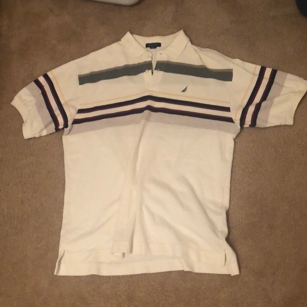 3/$13 Pack Of Nautica Button-Up T-Shirts